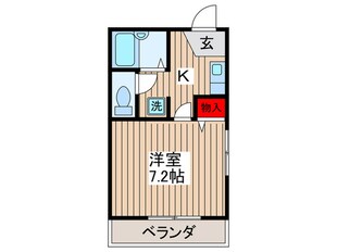 ＫＳハイムの物件間取画像